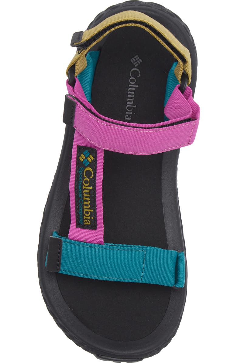 Columbia Konos Globetrot Sport Sandal, Alternate, color, Foxglove/ Teal