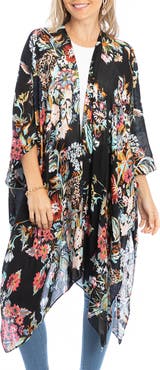 SAACHI Lasdon Floral Print Ruana