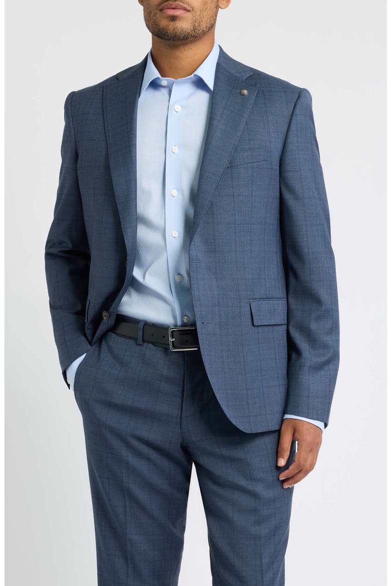 Essence Wool Suit, Alternate, color, BLUE