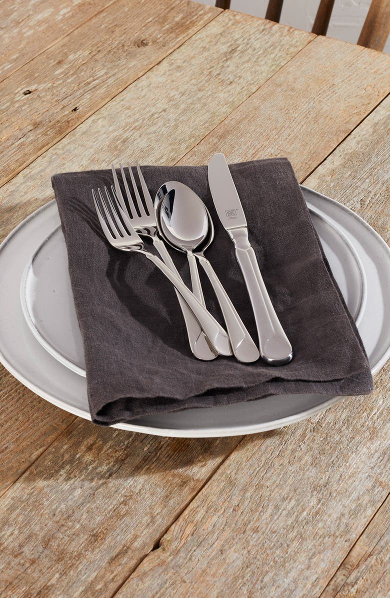 ZWILLING Provence 45-Piece Flatware Set, Alternate, color, Stainless Steel