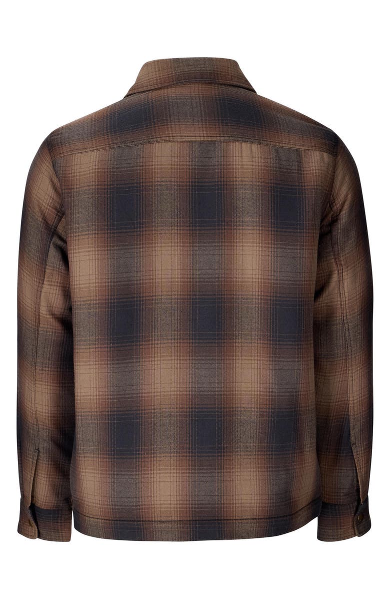 Marmot Ridgefield Fleece Lined Flannel Snap-Up Shirt Jacket, Alternate, color, 