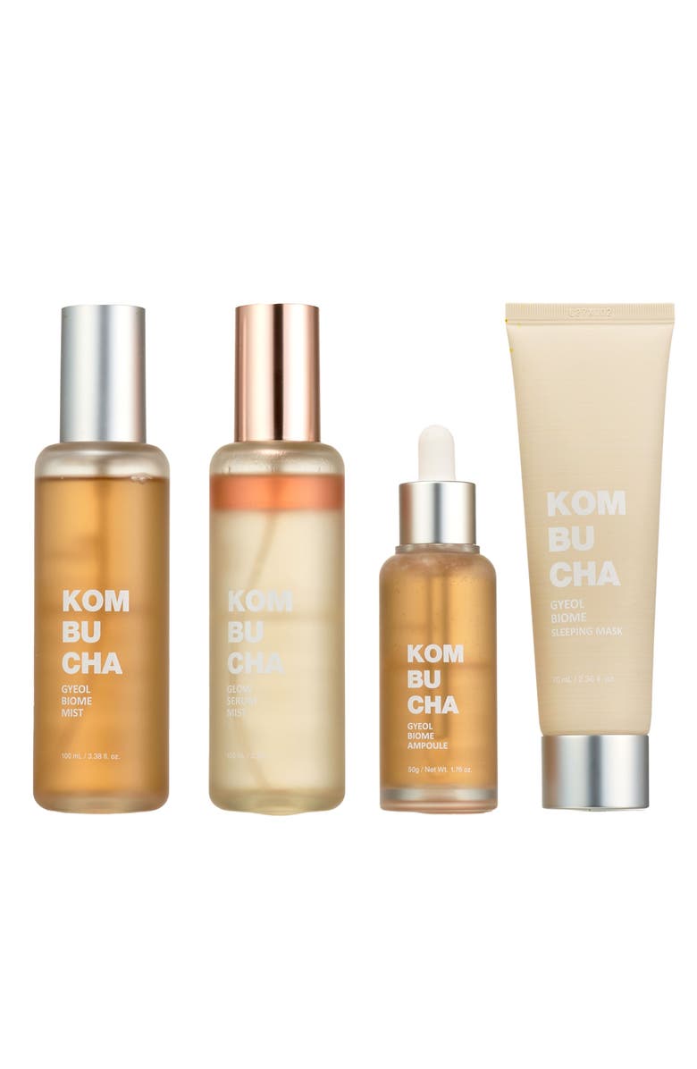 Siia Cosmetics 4-Pc. Kombucha Radiance Ritual Set, Main, color, NO COLOR