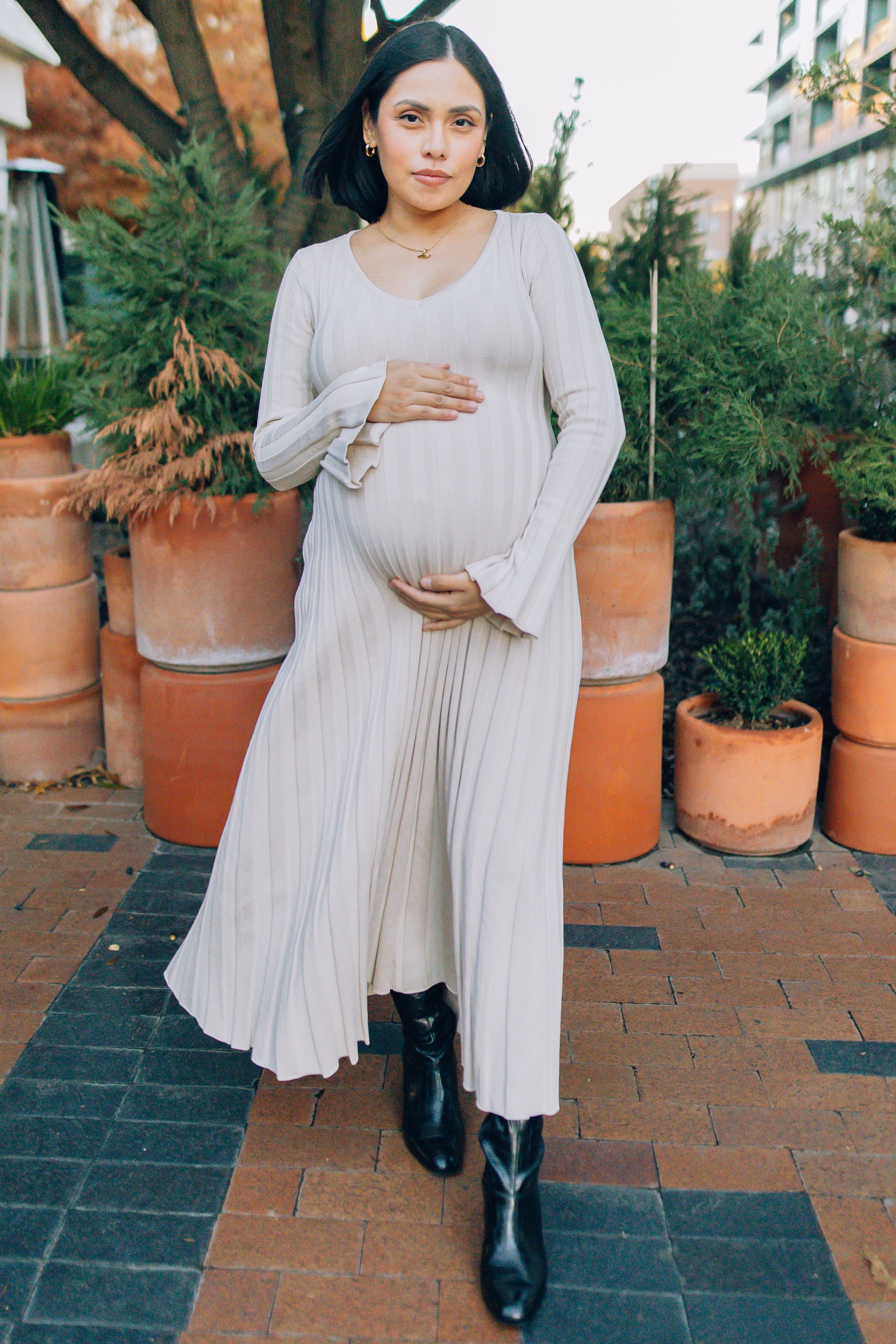 Ribbed Knit Maxi Dress - image 4