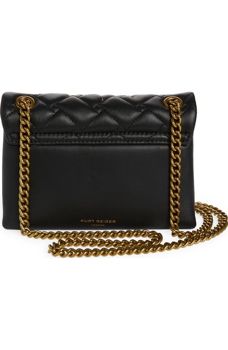 Kurt Geiger London Mini Kensington Eye Quilted Leather Crossbody Bag, Alternate, color,