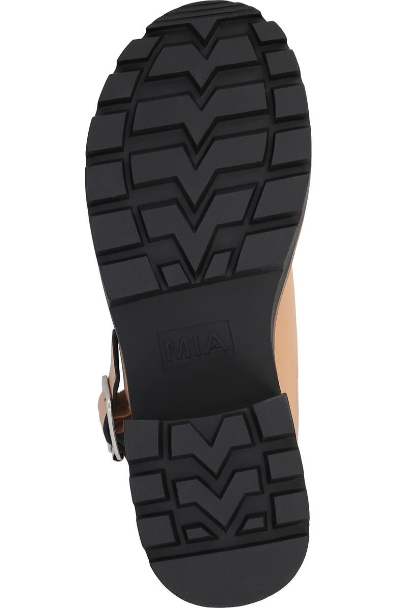 MIA Sheska Slingback Platform Sandal, Alternate, color, Tan