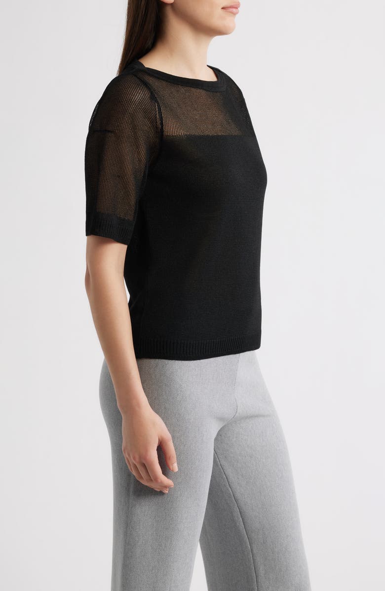 KOBI HALPERIN Romi Elbow Sleeve Knit Top, Alternate, color, 
