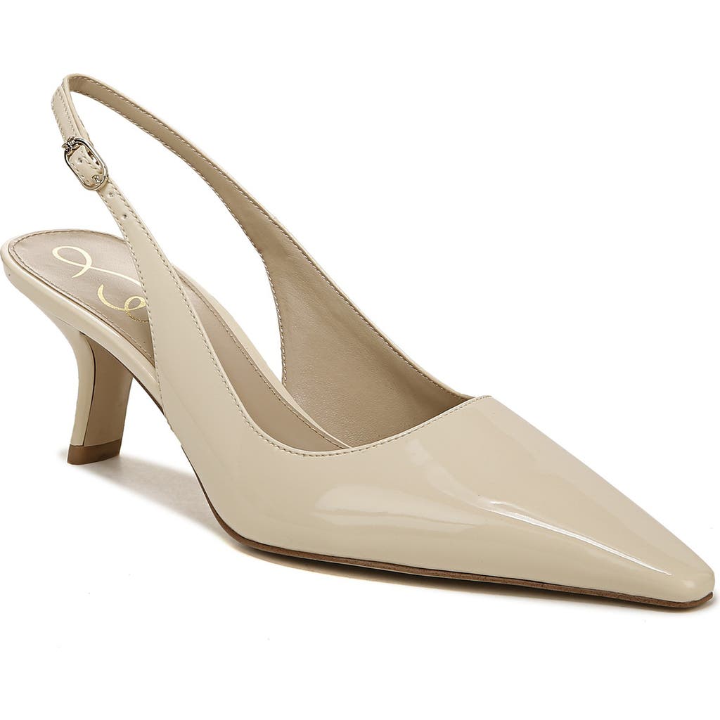 Shop Sam Edelman Bianka Slingback Pump In Modern Ivory