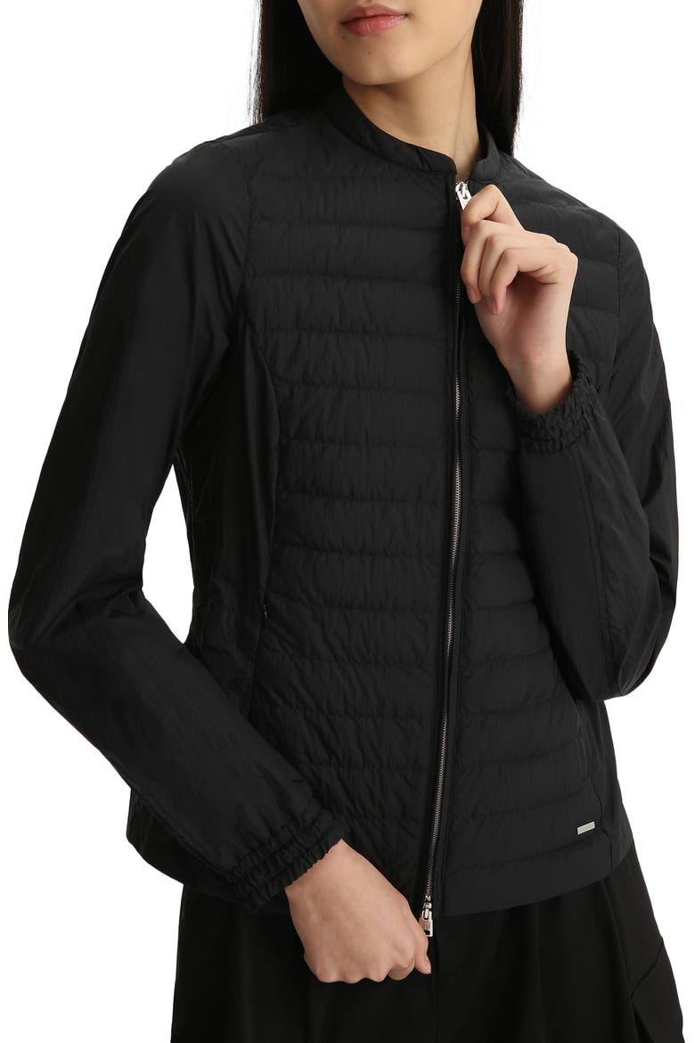 Violet Water Repellent Down Jacket, Main, color, BLACK