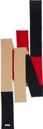 JW Anderson Colorblock Four-End Merino Wool Scarf