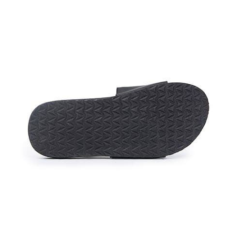 Feelgoodz Banyan Rubber Spa/shower Slide Sandals In Black