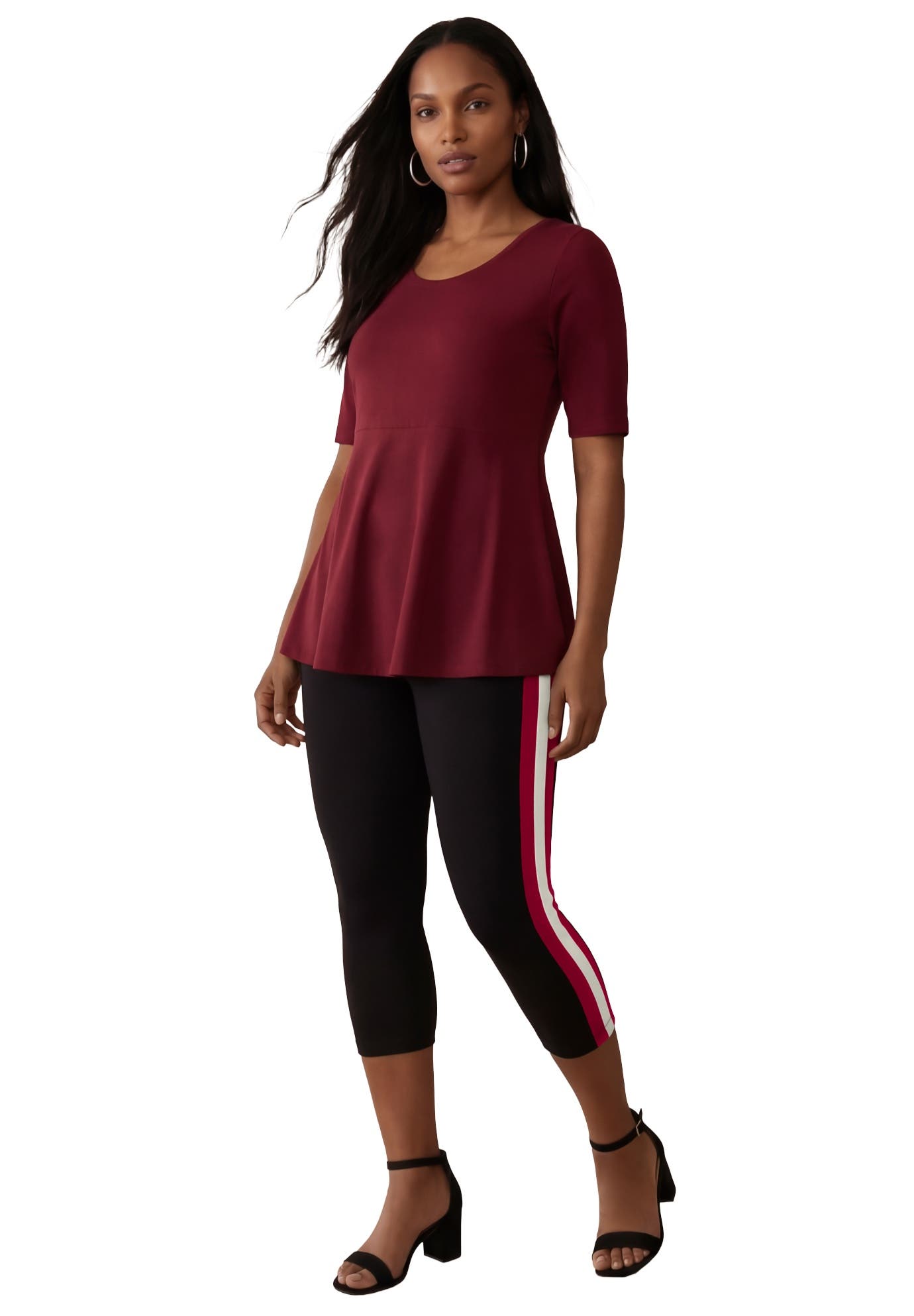RICH BURGUNDY STRIPE