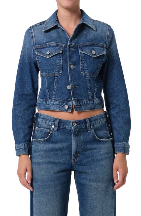 Charisse Shrunken Denim Jacket
