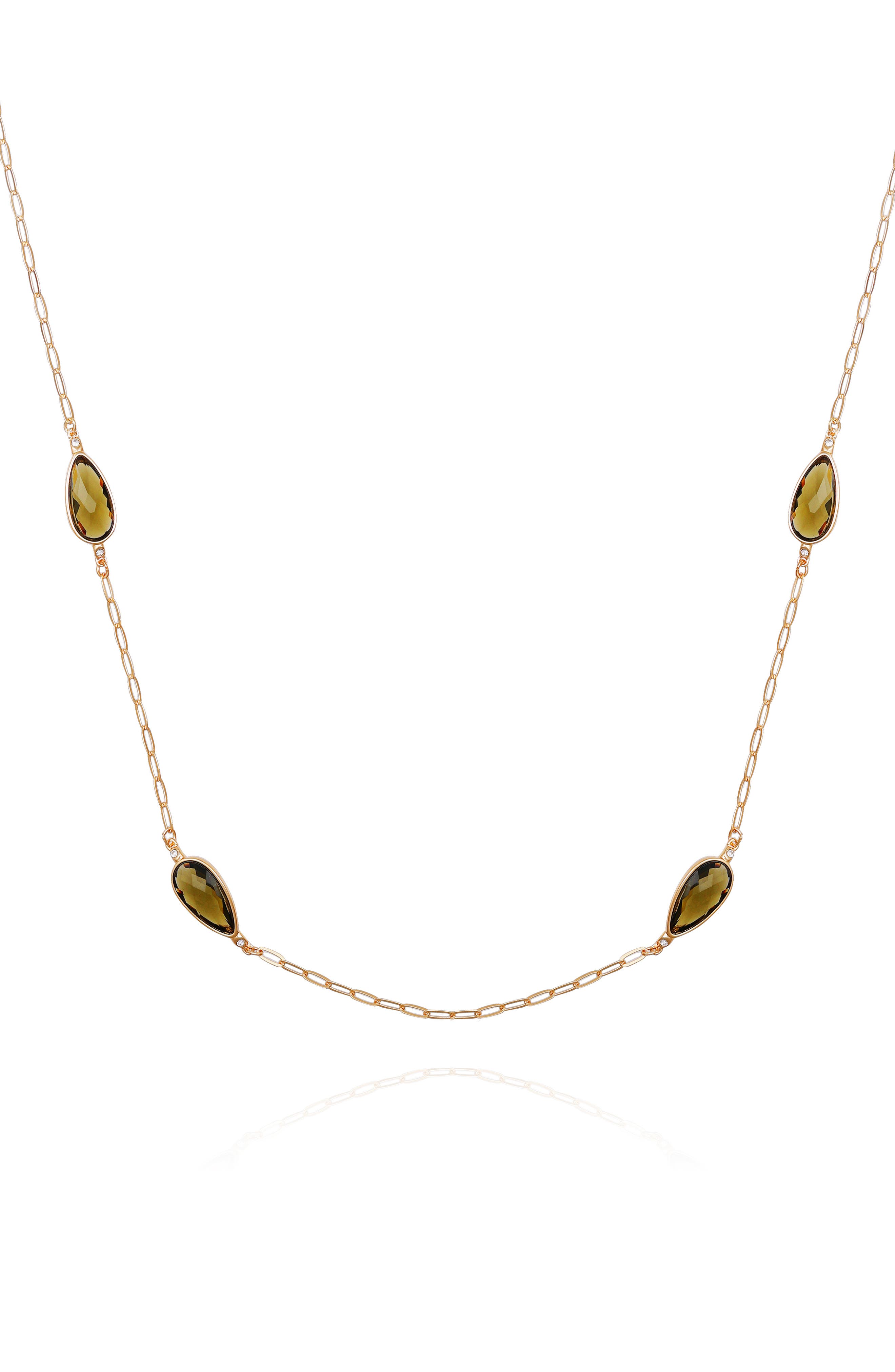 Vince Camuto Oval Station Necklace