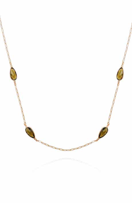 Vince Camuto Oval Station Necklace