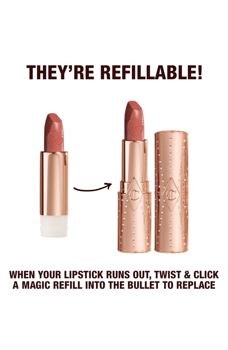 Charlotte Tilbury Nude Romance K.I.S.S.I.N.G Refillable Lipstick, Alternate, color, 