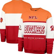 '47 Men's '47  Orange/Red Tampa Bay Buccaneers Throwback Breeze Maximalist Sweatshirt