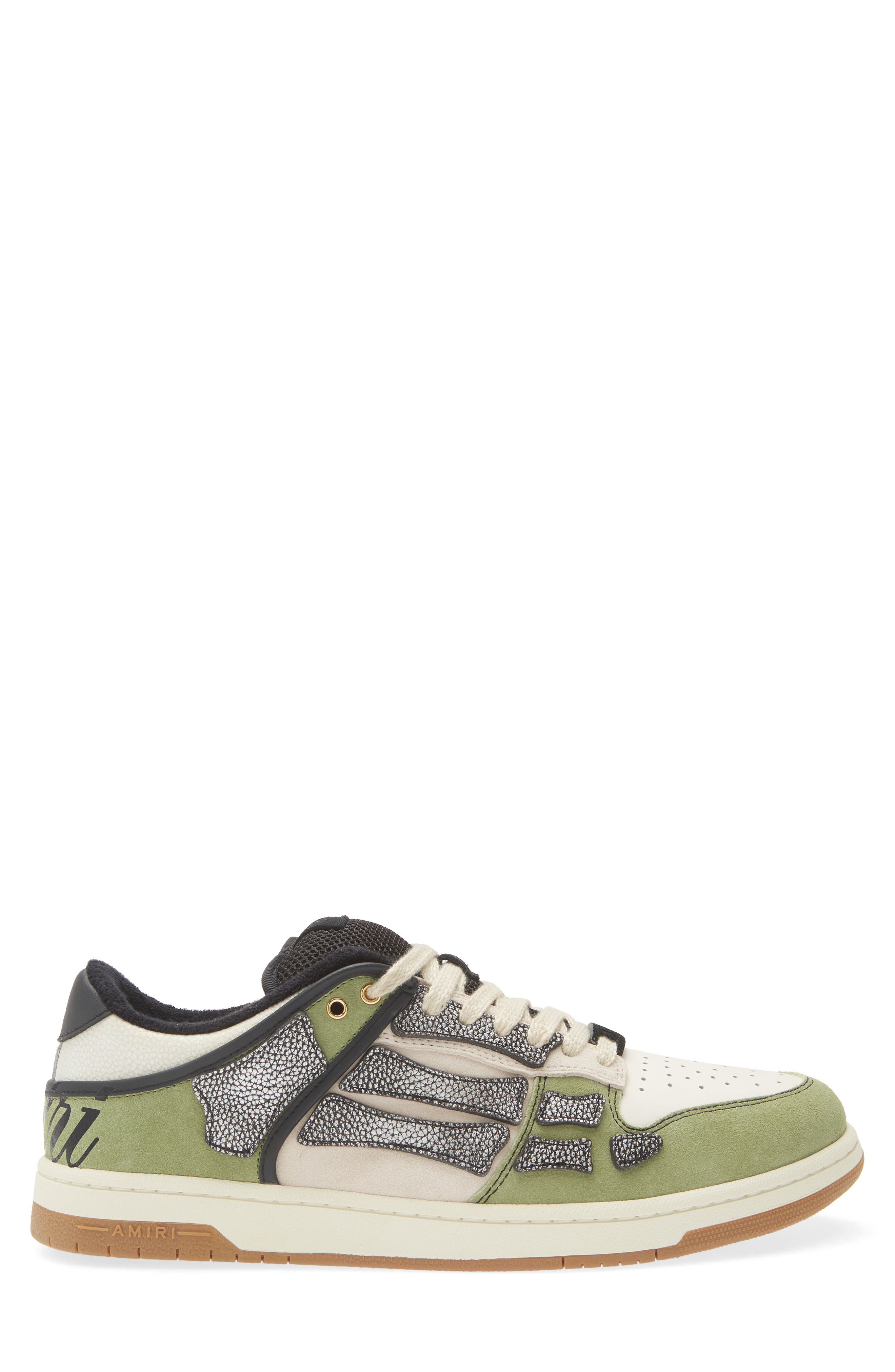 AMIRI XL Skel Low Top Sneaker, Alternate, color, Green Tea