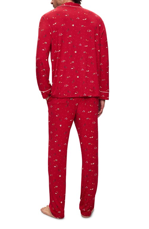 Eberjey William Print Pajamas In Red