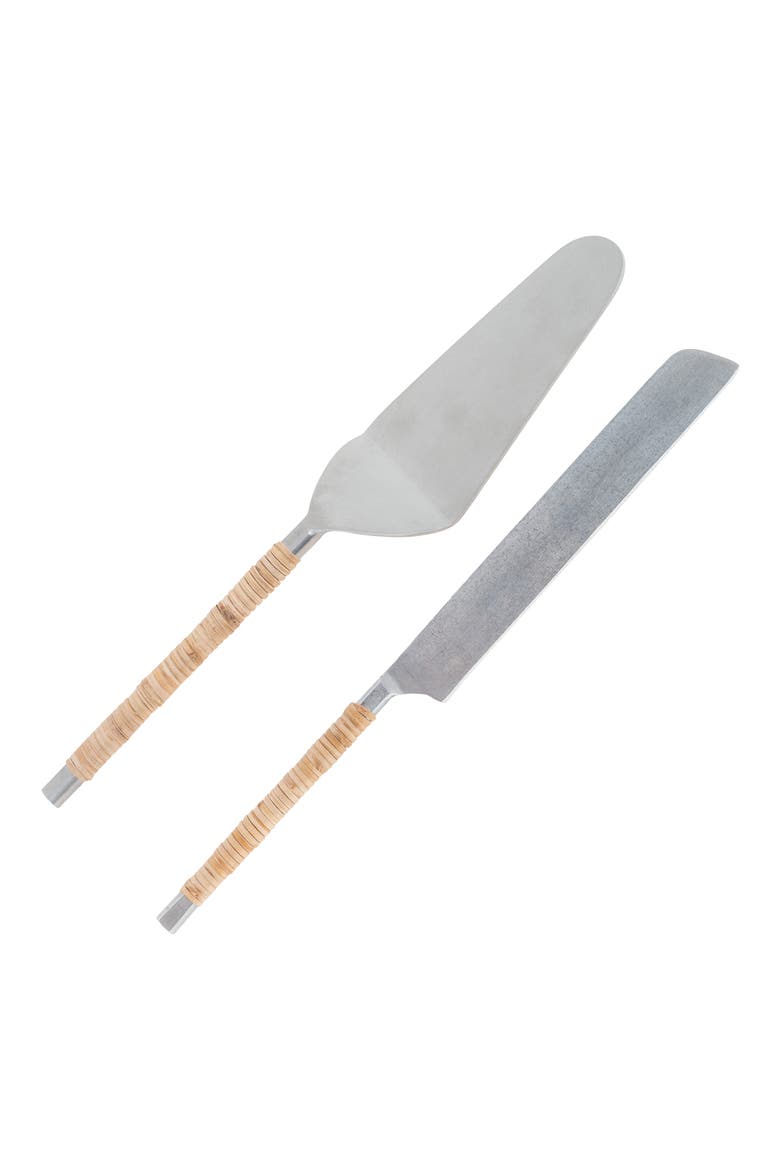 Catalina 2-Piece Cake Serving Set, Main, color, NATURAL