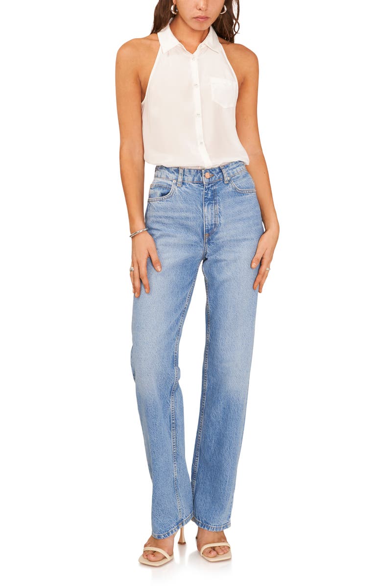 1.STATE Halter Shirt Collar Top, Alternate, color, 