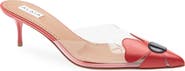 Alaïa Bloom Kitten Heel Mule