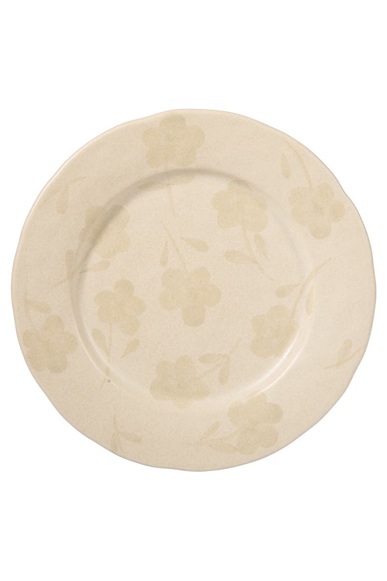 Porto Petals 10.8 Inch Dinner Plates Set of 4, Alternate, color, Lilly Cream
