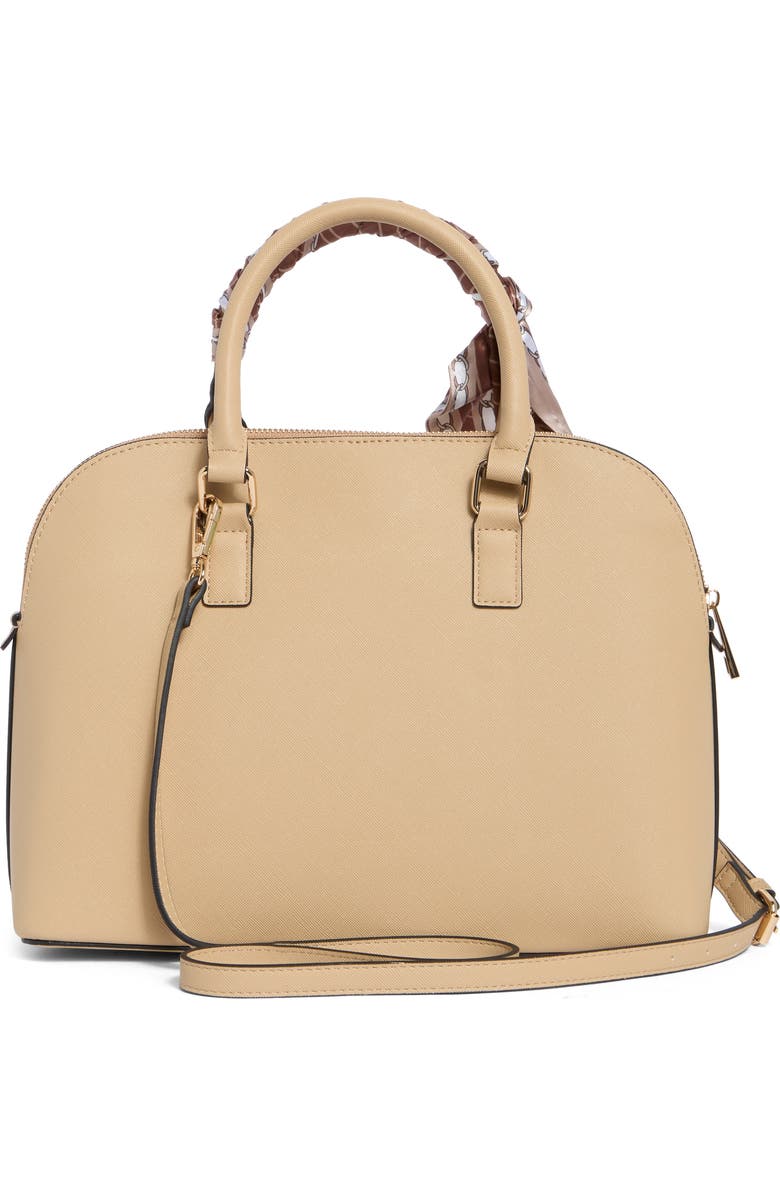 ALDO Umaunwan Dome Satchel Bag, Alternate, color, Beige