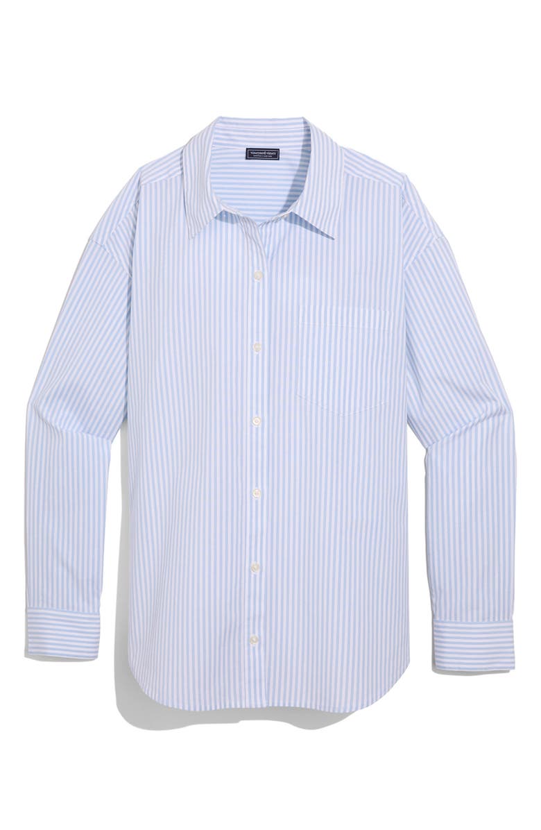 vineyard vines Birdie Stretch Cotton Button-Up Shirt, Alternate, color, J456 Jake