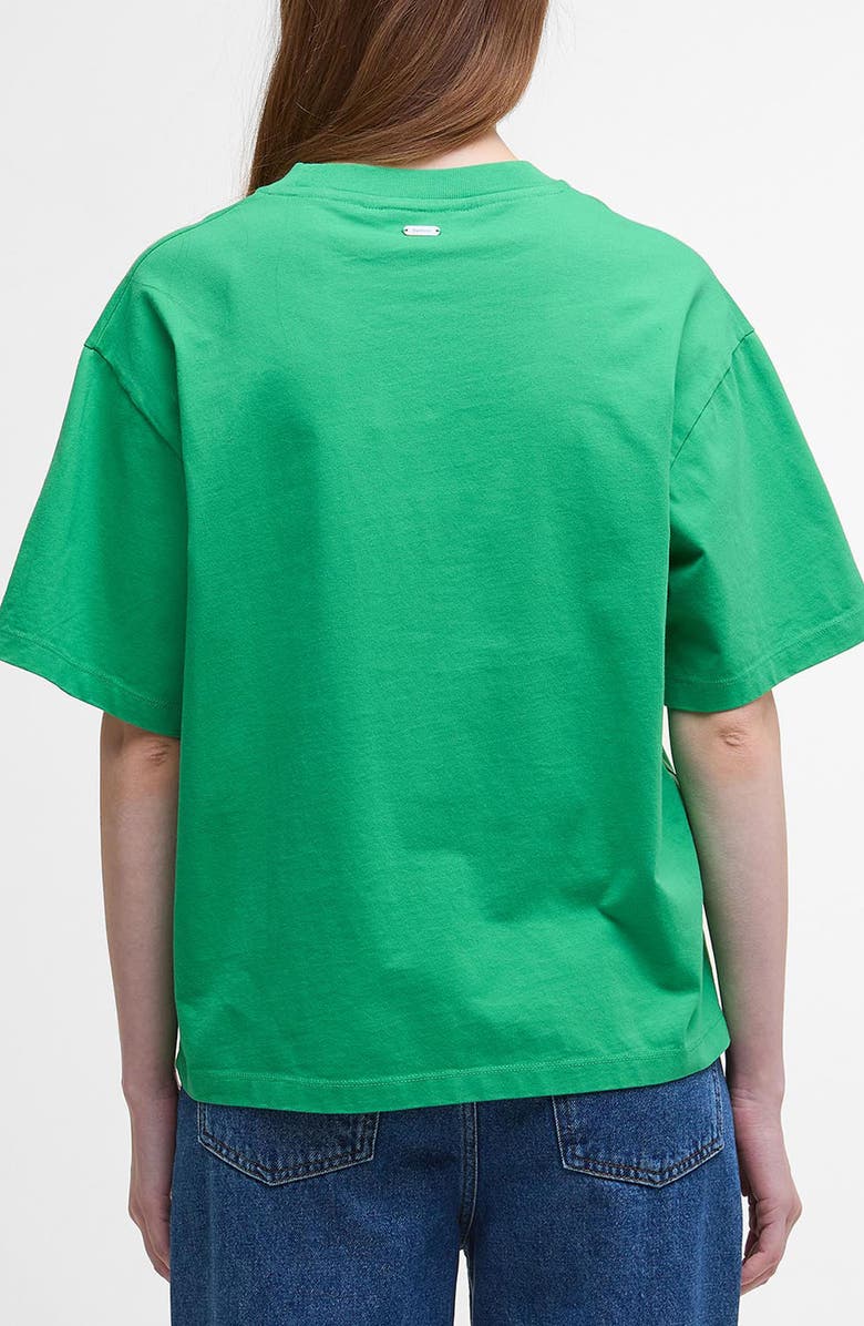 Barbour Jema Oversize Logo T-Shirt, Alternate, color, Kelly Green