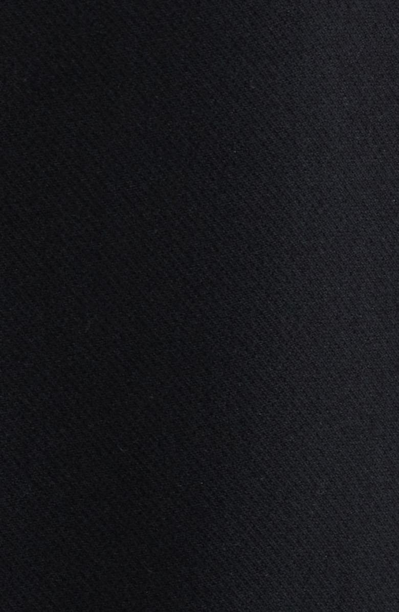 Open Edit Relaxed Pleated Stretch Twill Pants, Alternate, color, Black