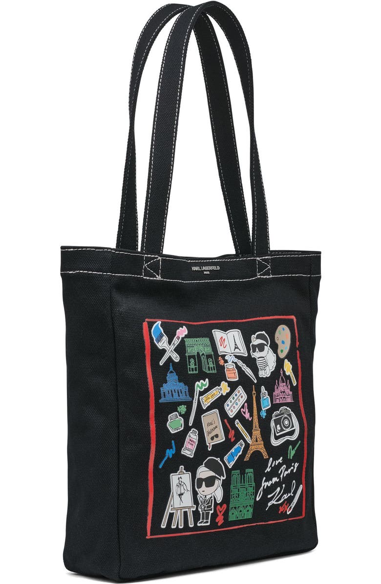 KARL LAGERFELD PARIS Cannes Tote, Alternate, color,