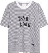 SONG FOR THE MUTE Yearbook Stripe Jersey Pocket T-Shirt