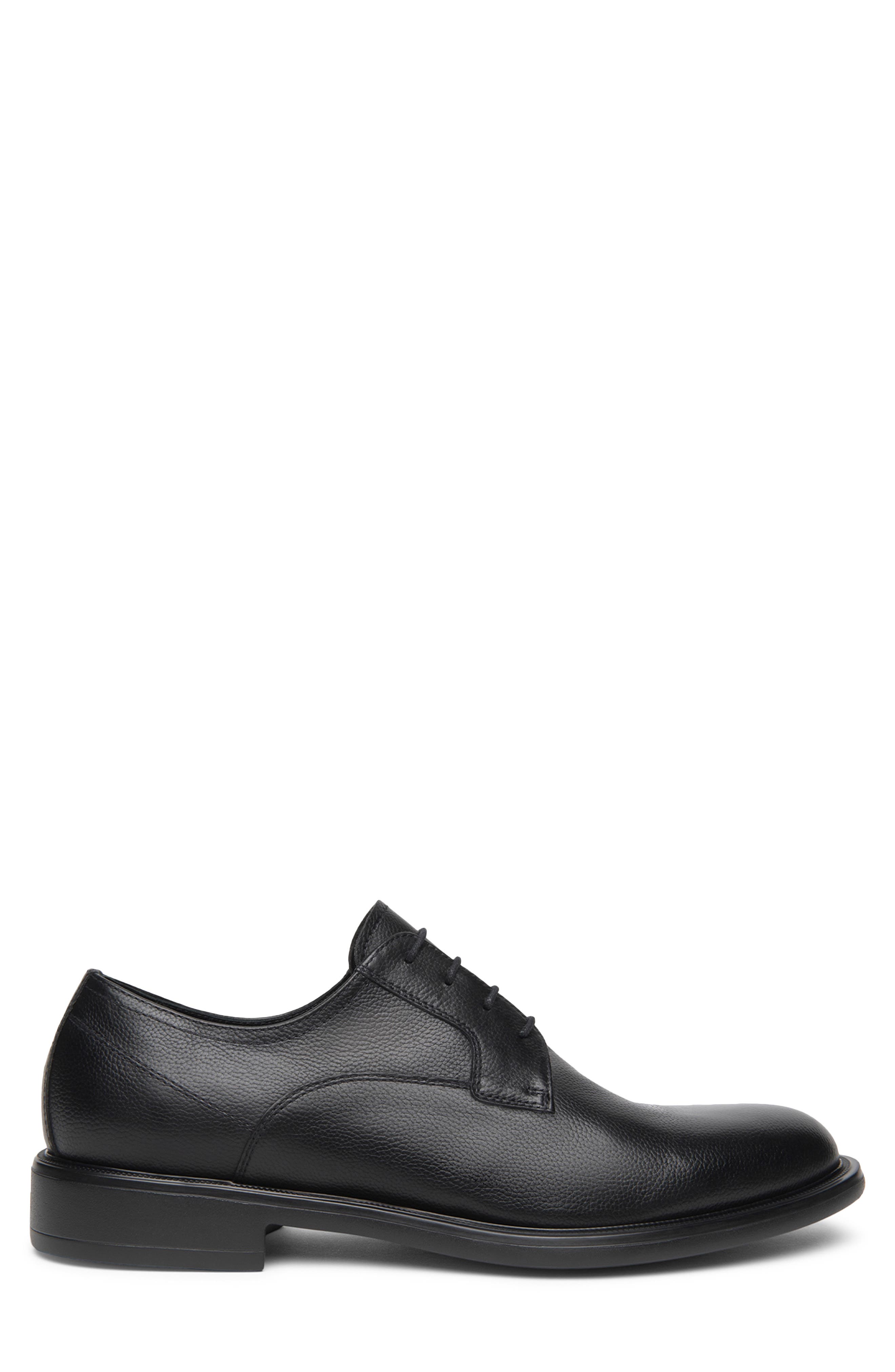 Plain Toe Derby, Alternate, color, BLACK