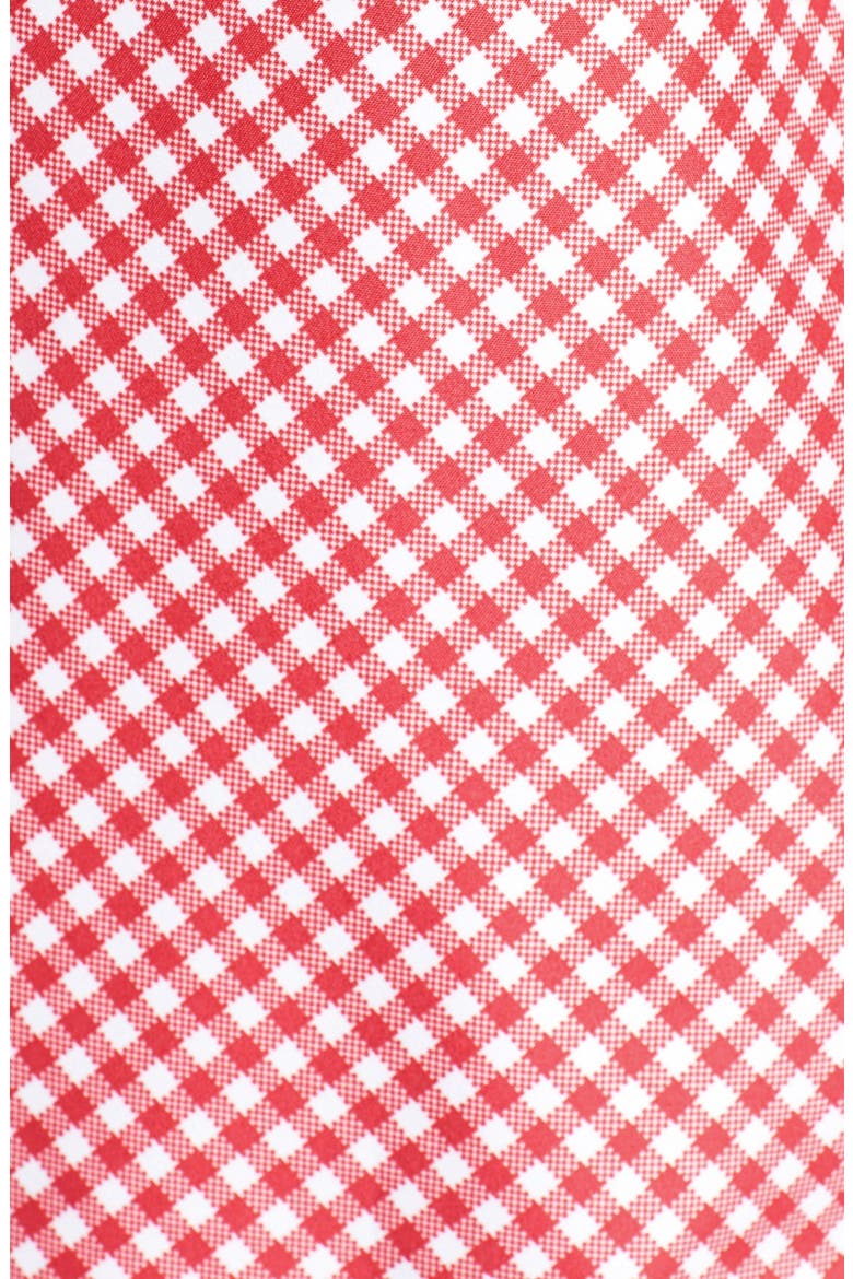 'Nine K' Rain Jacket, Alternate, color, RED CHECK PRINT