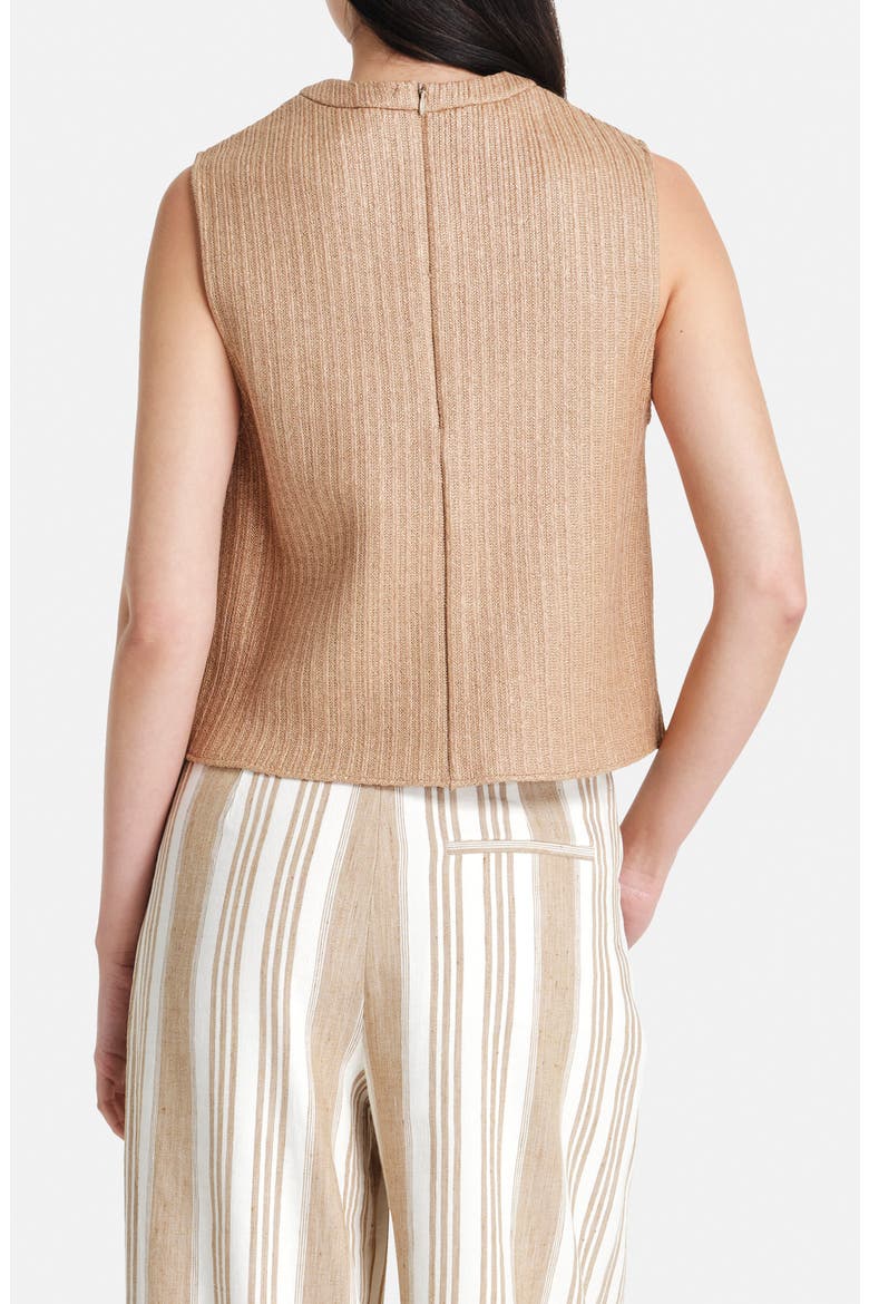 Short Lived Sleeveless Hemp Top, Alternate, color, NATURAL