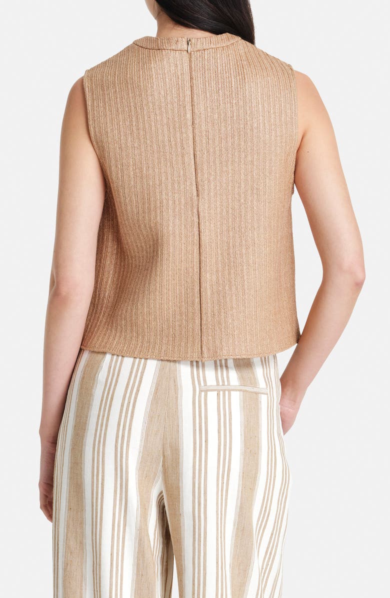 TWP Short Lived Sleeveless Hemp Top, Alternate, color, Natural