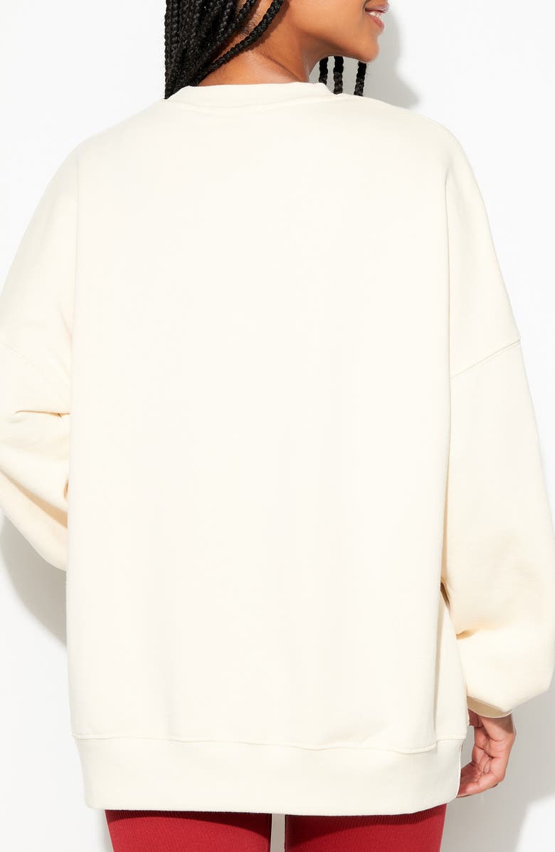 Spiritual Gangster Lovers Boyfriend Cotton Graphic Sweatshirt, Alternate, color, 