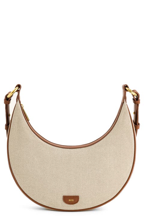 Carly Canvas Saddle Shoulder Bag