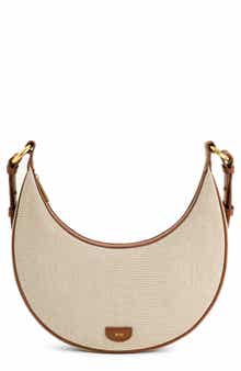 JW PEI Carly Canvas Saddle Shoulder Bag