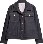 Thom Browne Selvedge Denim Backstrap Utility Jacket