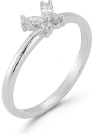 GLAZE JEWELRY Cubic Zirconia Butterfly Ring