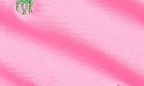 Polo Ralph Lauren Baby One-piece Swimsuit In Laguna Pink/tiller Green