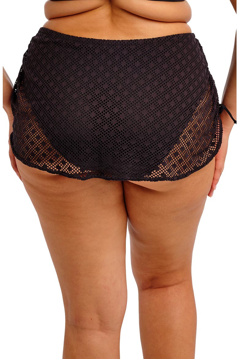 Bazaruto Adjustable Skirted Bikini Bottoms, Alternate, color, BLACK