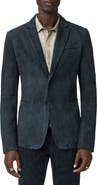 John Varvatos Bartow Suede Suit Jacket