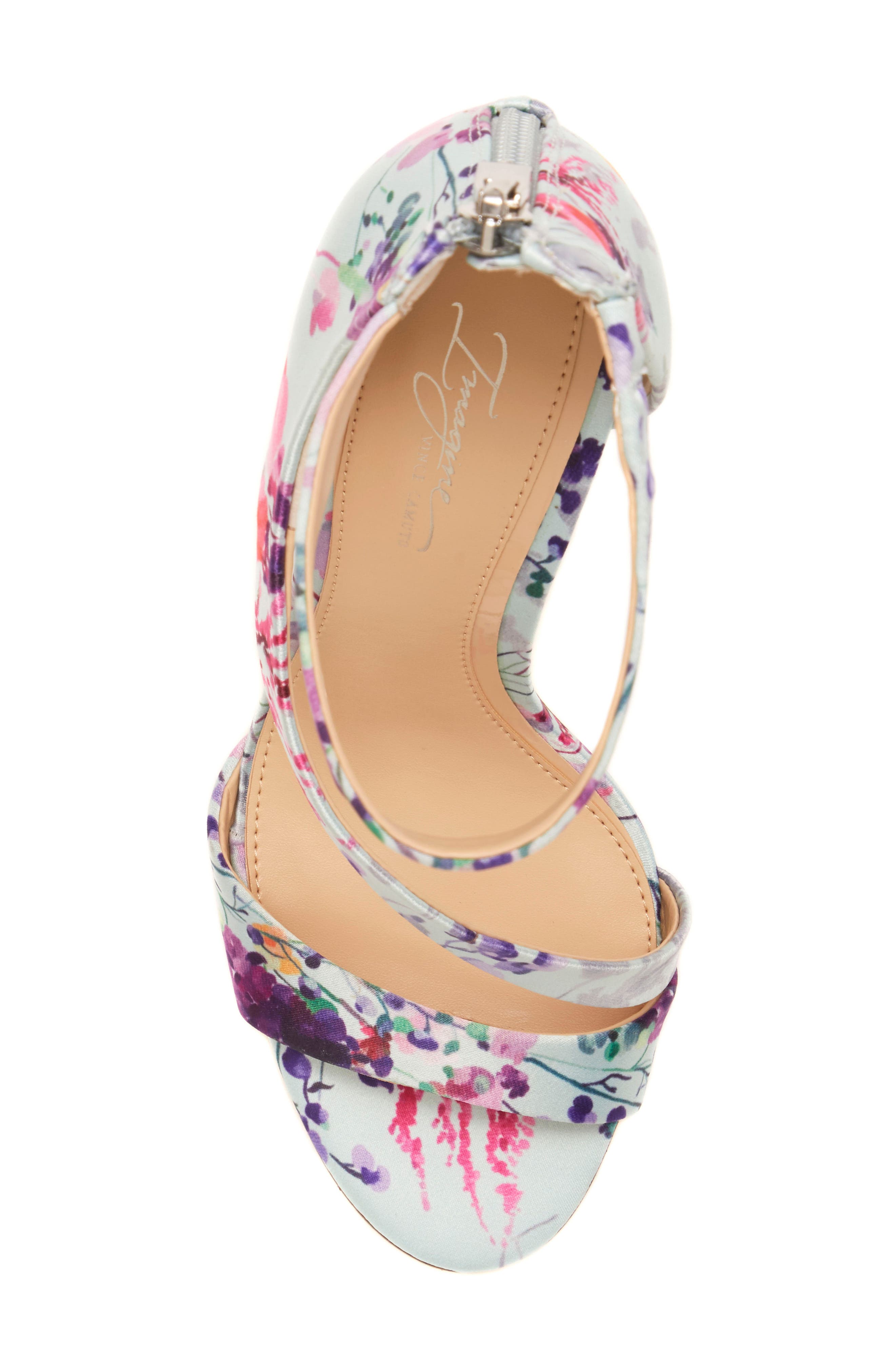 Strappy Sandal, Alternate, color, LIGHT SAGE LEATHER