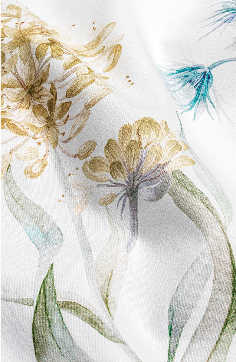 Togas Fleur pillowcase, Alternate, color, White