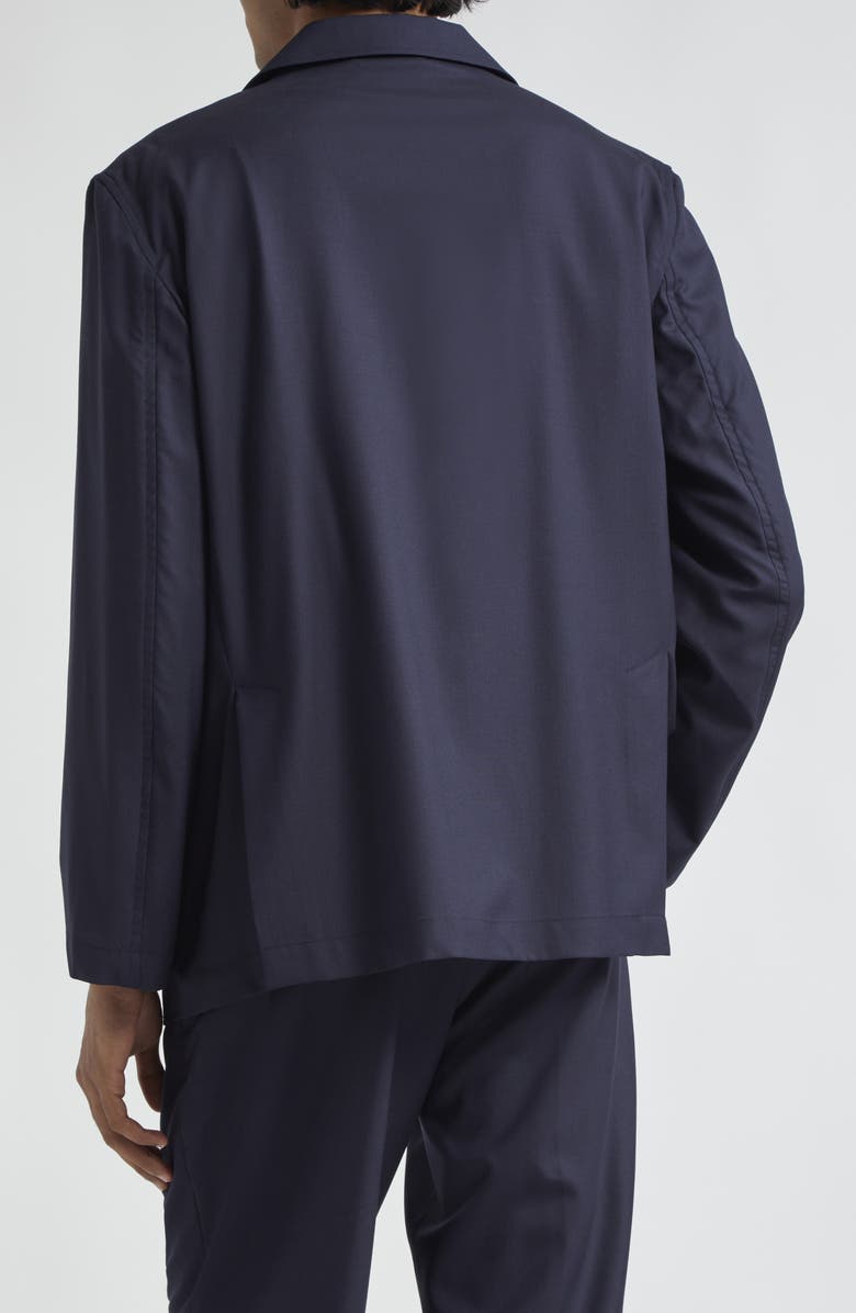 De Bonne Facture Essential Super 130s Wool Sport Coat, Alternate, color, Navy