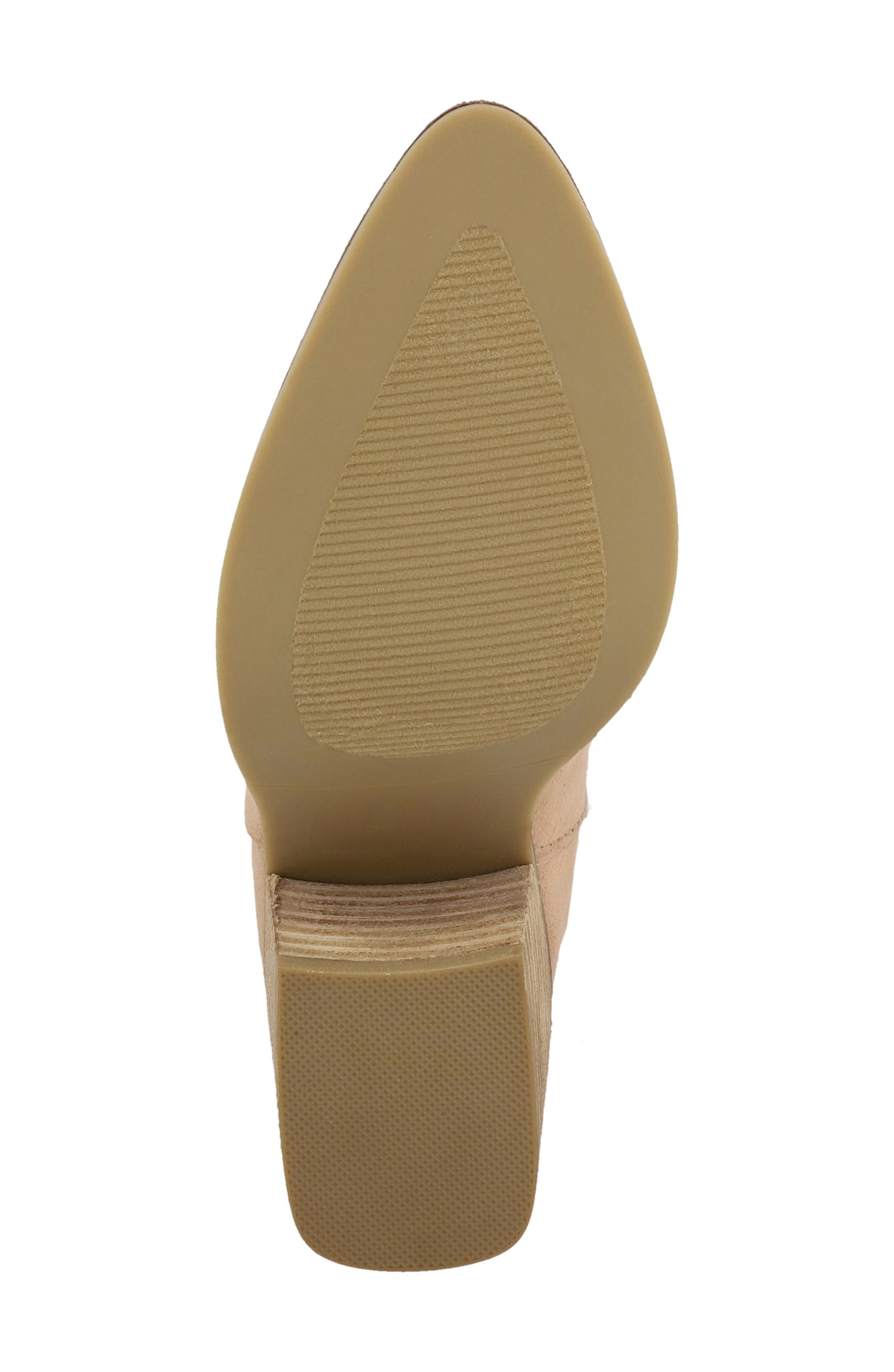 Ramyli Faux Suede Western Bootie, Alternate, color, SAND
