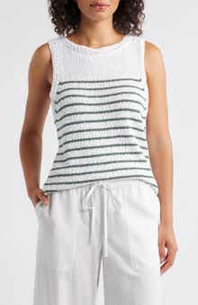 Tommy Bahama Stripe Crochet Tank