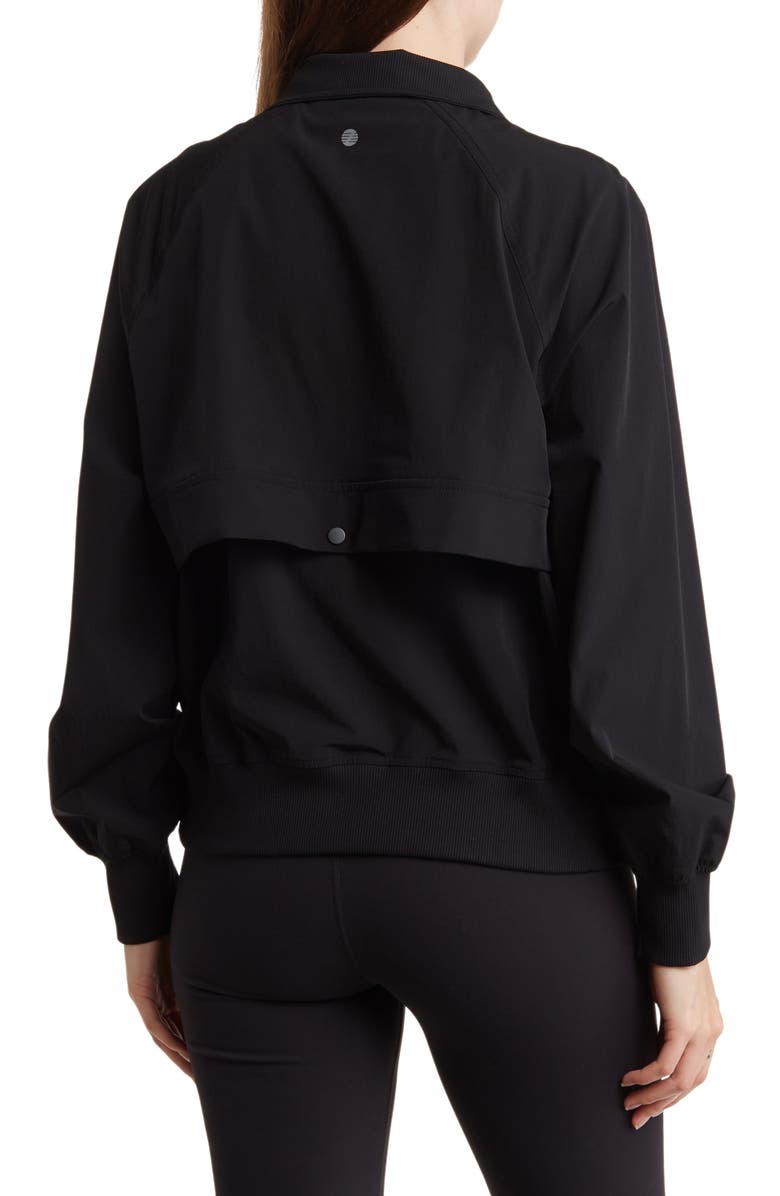 Z by Zella Perfect Day Anorak Jacket, Alternate, color, Black